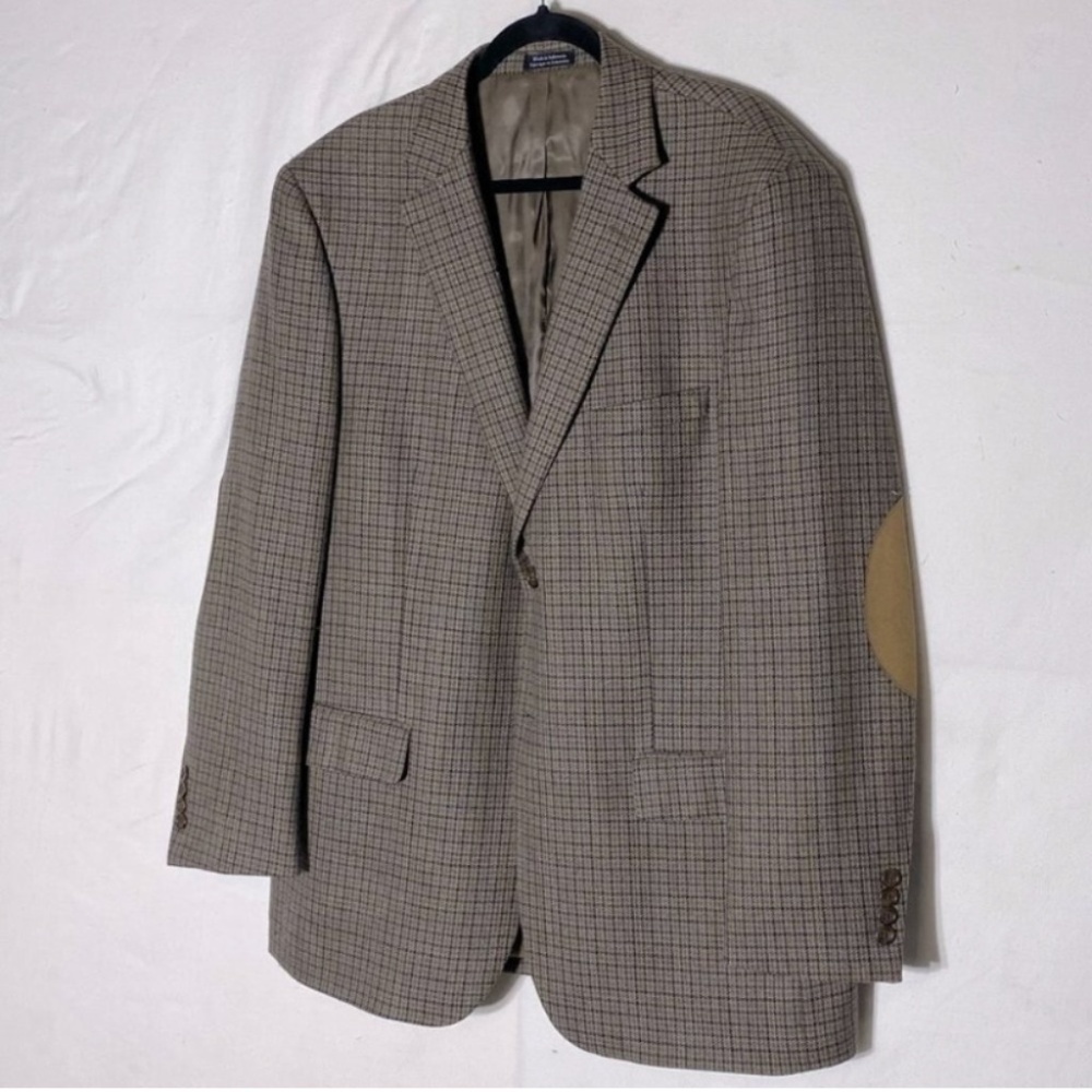 Alfred Alfred Sung Moores Luxury Wool Blazer Suit Jacket 46L